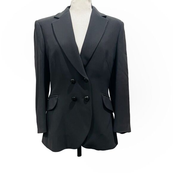 Cheap and Chic by Moschino Double Breasted Tuxedo Jacket in dark gray Size 8 - Picture 2 of 15